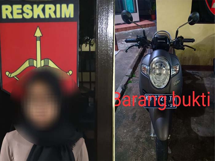 Mahasiswi Asal Sambas Diduga Curi Motor Temannya di Pontianak