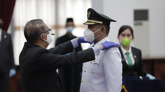 Pesan Gubernur Sutarmidji kepada Satono dan Fahrur Rozi Jadikan Sambas Sentra Produksi Beras