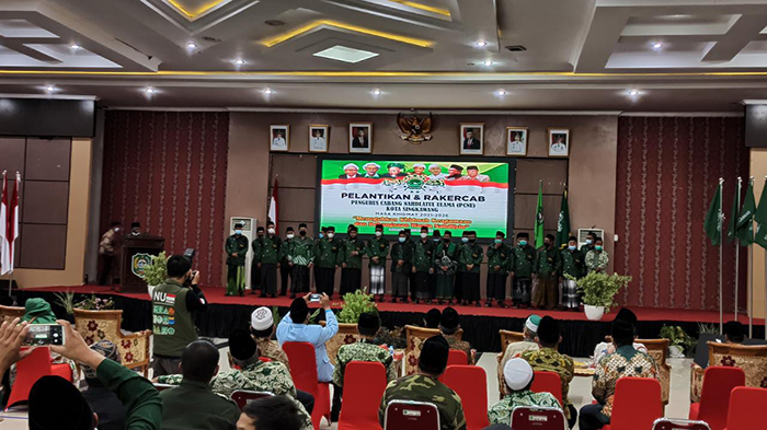 Resmi Dilantik, PWNU Pesan PCNU Singkawang Ambil Berbagai Peran Bantu Pemerintah