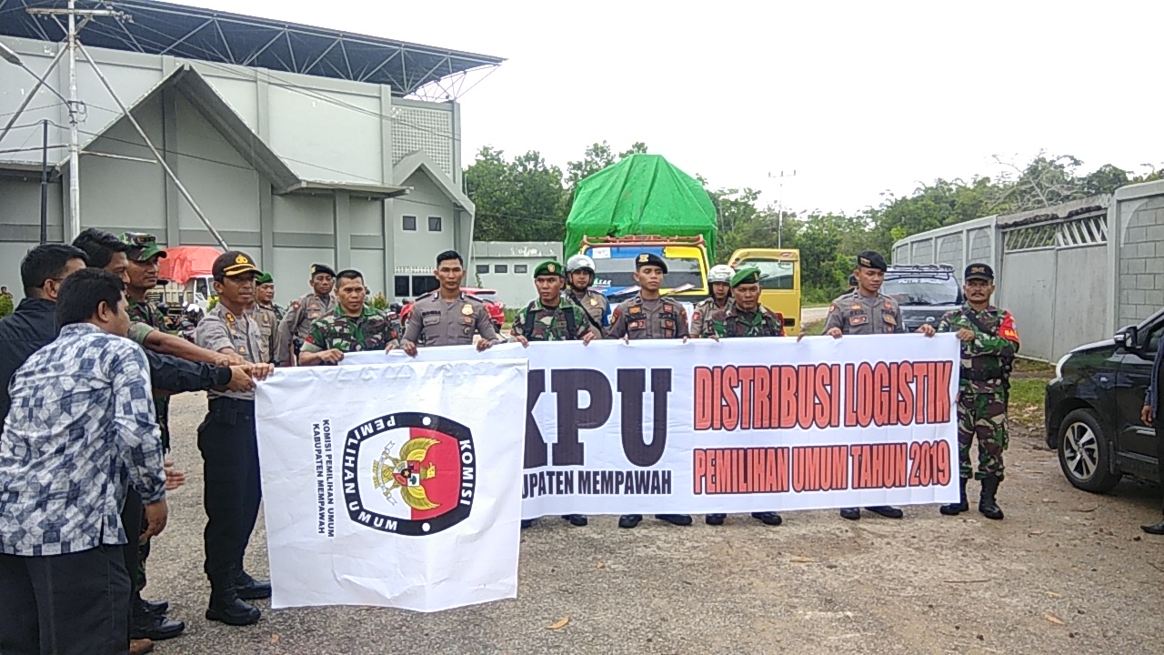 Kapolres Mempawah Kawal Ketat Distribusi Logistik Pemilu