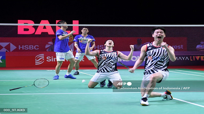 Peluang Marcus Fernaldi Gideon/Kevin Sanjaya Sukamuljo Lolos Semifinal BWF World Tour Finals 2021