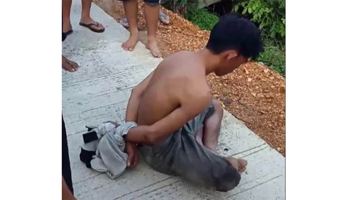 Nekat Bobol Rumah Warga di Wonodadi 2, Maling Ini Dihajar Massa