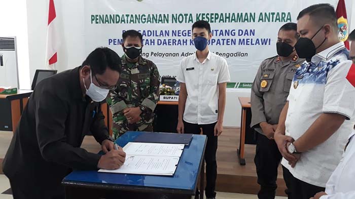 Masyarakat Melawi Tak Perlu Lagi Datang ke Sintang, Pengadilan Negeri Sintang Dekatkan Pelayanan