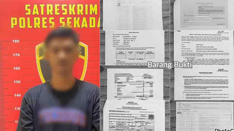 Polres Sekadau Ungkap Penggelapan Dana COD Rp94 Juta, Polisi Amankan Kurir J&T Express