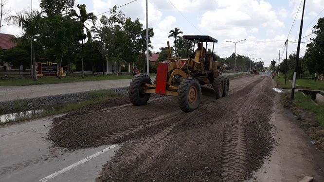 Peningkatan Jalan Ayani, PUPR Kota Pontianak Targetkan Tuntas Sebulan hingga dua Bulan Kedepan