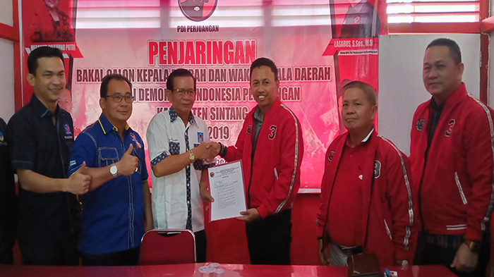 Penjaringan Bakal Cakada PDIP Sintang Ditutup, Ada Nama Jarot dan Jeffray!