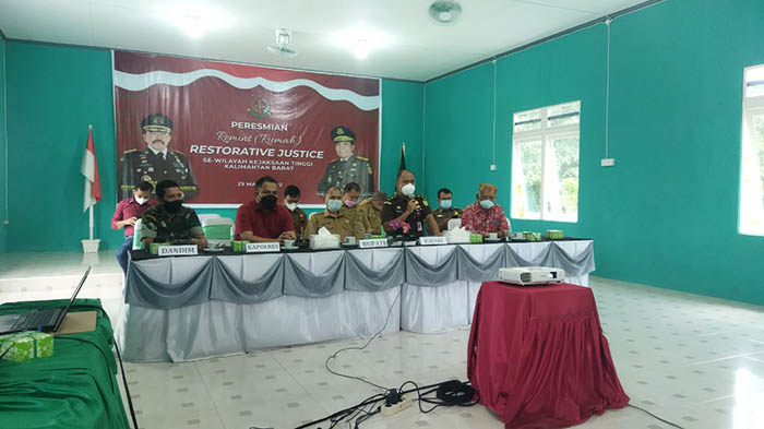 Rumah Restorative Justice di Kabupaten Sekadau Diresmikan
