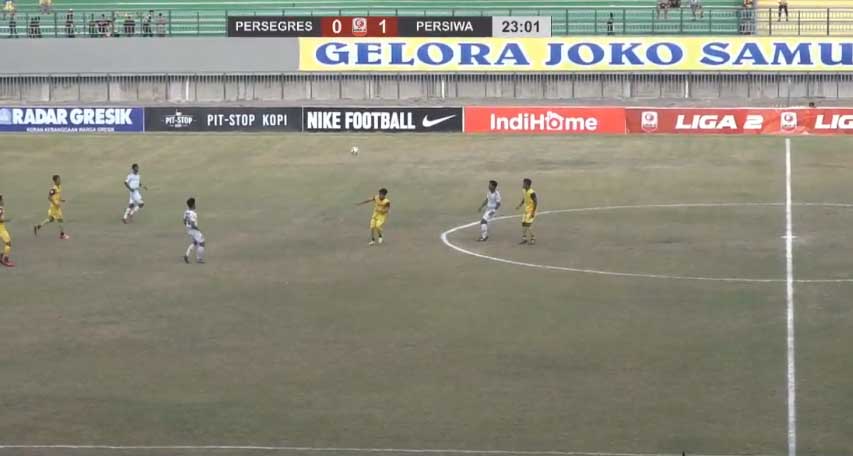 LIVE STREAMING Persegres Gresik United Vs Persiwa, Liga 2 : Tim Tamu Sementara Unggul!