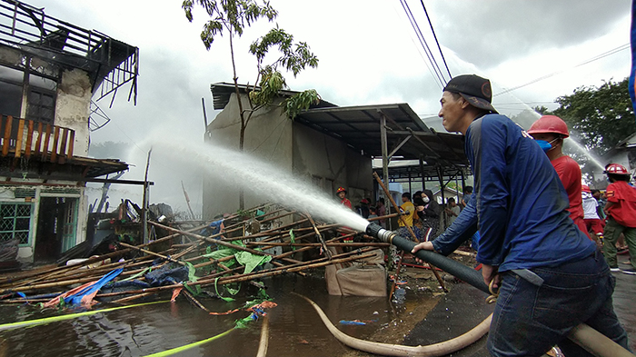 3 Rumah di Pontianak Utara Terbakar, Ketua RT Ungkap Sumber Awal Api