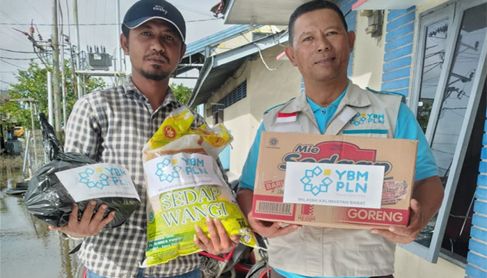 Gerak Cepat PLN Bantu Korban Banjir di Kabupaten Sambas