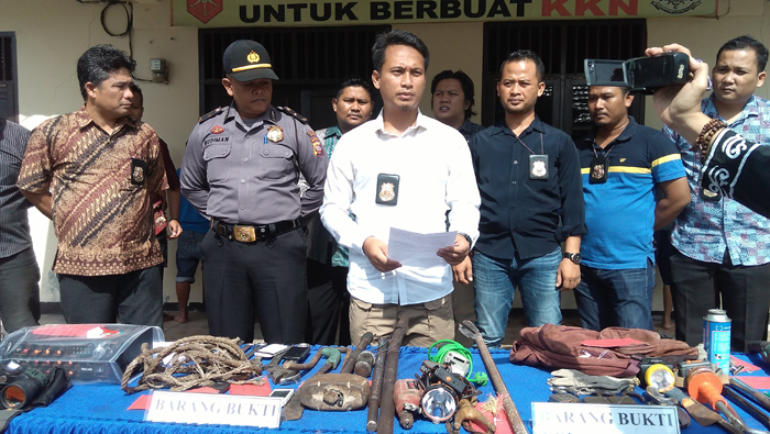 Polres Sambas Ungkap 17 Kasus Pencurian Sepanjang Operasi Panah 2018