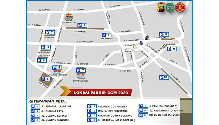 Berikut 11 Titik Parkir yang Disediakan Polres Singkawang saat Perayaan Cap Go Meh Singkawang 2020