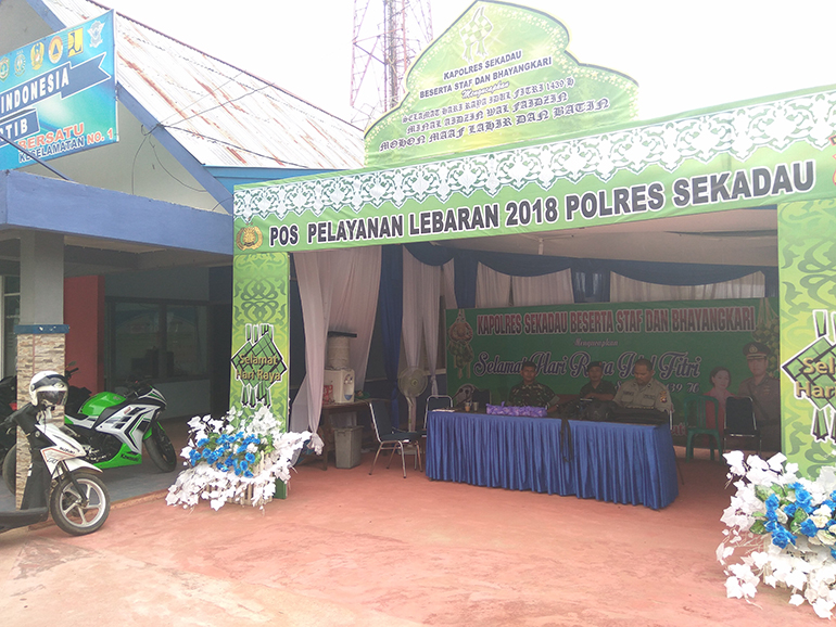 Polres Sekadau Sediakan 3 Pos Pelayanan Arus Mudik