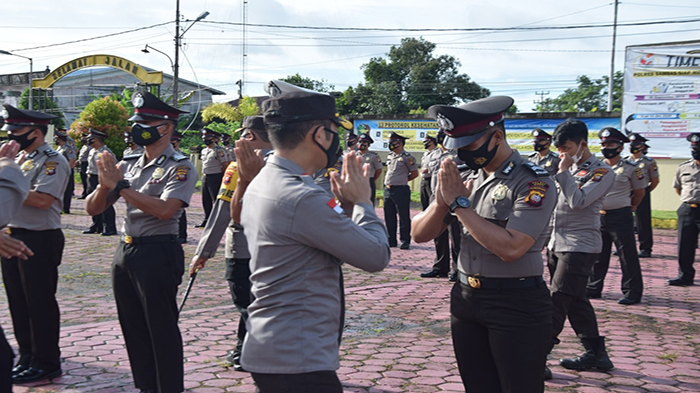 Ini Harapan Anggota Polres Sambas yang Dapat Kenaikan Pangkat