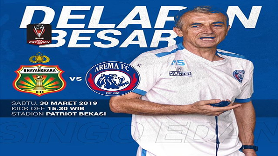SKOR Arema Vs Bhayangkara FC Piala Presiden 2019 Jadi 3-0, Makan Konate Kembali Berkontribusi