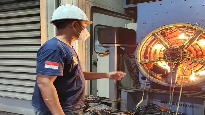 PLN UPDK Kapuas Laksanakan Care For Asset Mesin Pembangkit ULPLTU/D Ketapang