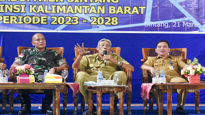 Jarot Harap Pengurus PPDI Perhatikan Lingkungan Hidup dan Ketahanan Pangan di Sintang