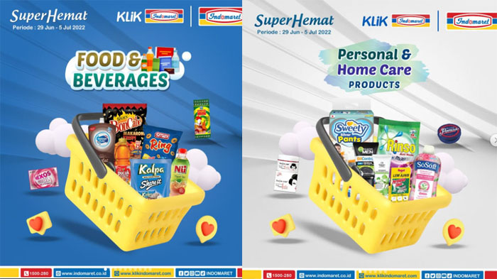 Promo Indomaret Terbaru 29 Juni - 5 Juli 2022, Super Hemat Beras Minyak Goreng Deterjen & Susu Murah