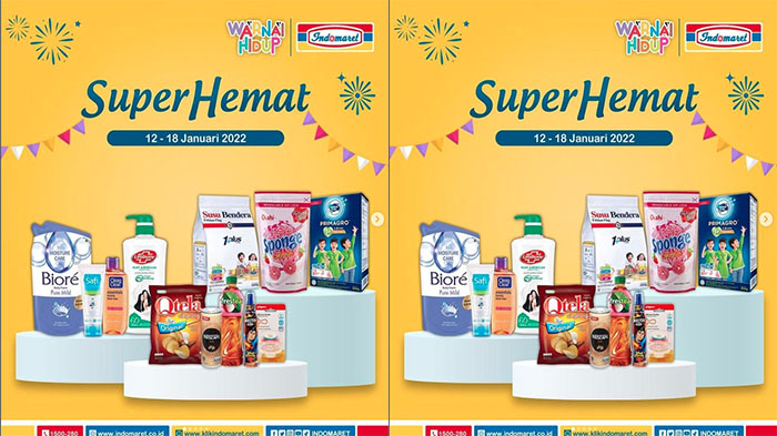 Promo Indomaret Hari Ini 13 Januari 2022, Banyak Diskon Popok Bayi Susu hingga Beras 5 Kg Rp 57.900