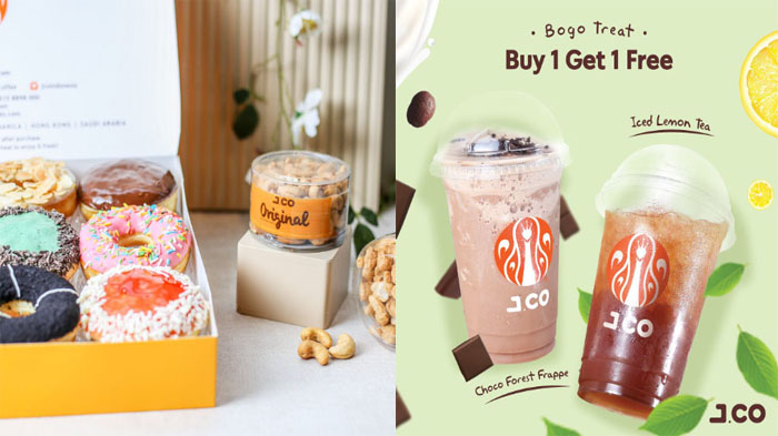Promo JCO 14 April 2022, Beli Choco Forest Frappe Gratis Iced Lemon Tea & Donuts + Chasew 139 Ribuan