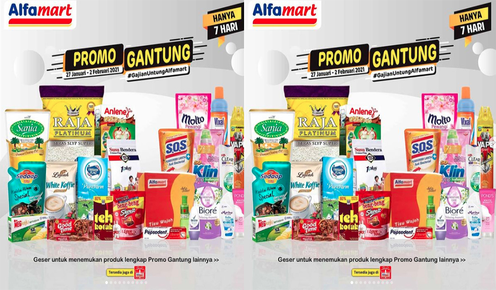 PROMO JSM ALFAMART Hari Ini 28 Januari 2021, Banyak Diskon Hanya 7 Hari 27 Januari - 2 Februari 2021
