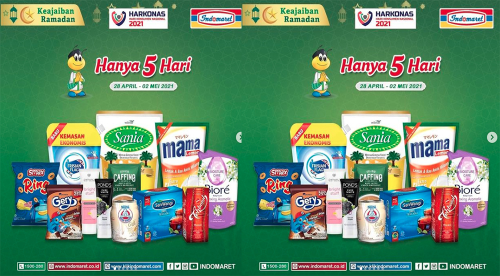 PROMO JSM INDOMARET Hari Ini 29 April 2021, Diskon Beras Minyak Goreng dan Telur Ayam Hemat Banget