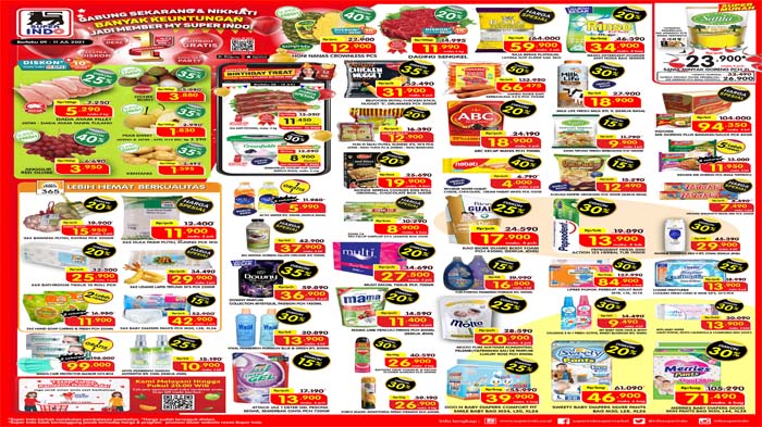 PROMO JSM SUPERINDO 9 - 11 Juli 2021, Banyak Diskon Daging Buah Nugget Sosis hingga Camilan