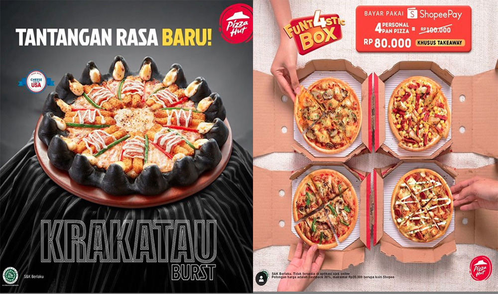PROMO PIZZA HUT November 2020, Tantangan Rasa Baru Krakatau Burst hingga Funtastic Box Rp 80 Ribu