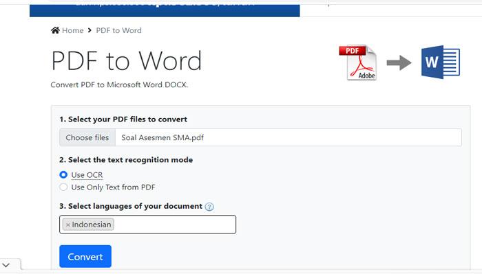 Dua Langkah Mudah Cara Copy File PDF Terproteksi Hingga Berhasil Didownload dan Ubah ke Word
