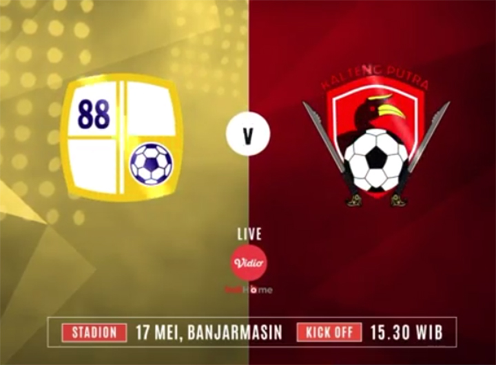 Link Live Streaming & Starting XI PS Barito Putera Vs Kalteng Putra di Vidio Pukul 15.30 WIB