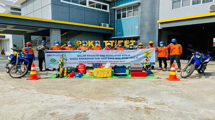Cek Kehandalan Listrik, PLN UP3B Gelar Pasukan dan Peralatan Sambut Ramadan
