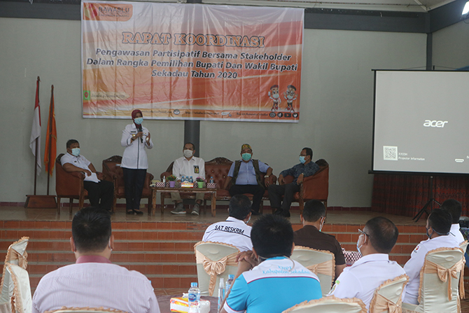 Rapat Koordinasi, Bawaslu Sekadau Tekankan Pentingnya Pengawasan Partisipatif