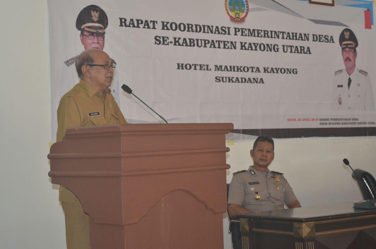 Bupati KKU Minta Pemerintah Desa Realisasikan Perdes