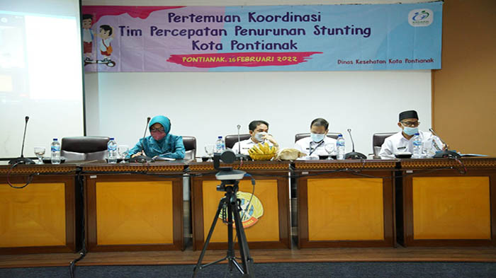 Pemkot Pontianak Evaluasi Capaian Program Turunkan Kasus Stunting