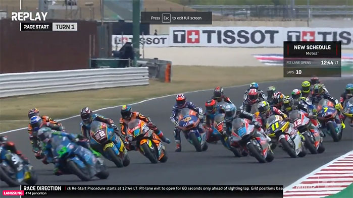 Hasil Moto2 Live Straming UseeTV Trans7 Siaran Langsung Moto2 Trans7 Update Klasemen Moto2 Hari Ini
