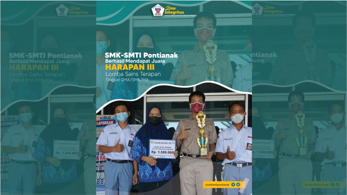 Red Lava Vulcano, Tim SMK SMTI Pontianak Raih Juara Science Experiment Contest se-Kota Pontianak