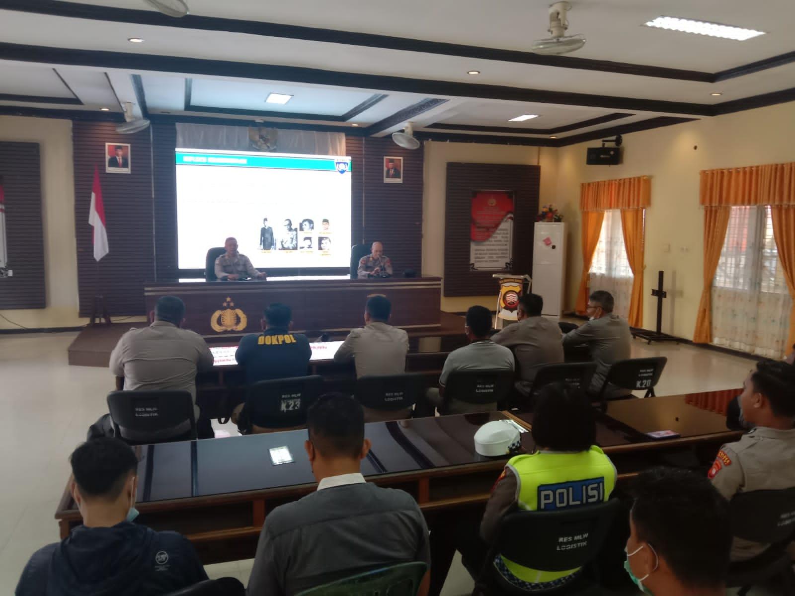 Regu 4 Siaga Oncall Polres Melawi Ikuti Latkatpuan Fungsi Teknis Binmas