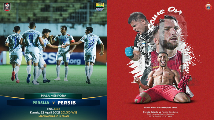 Streaming Indosiar Piala Menpora 2021 Final Persib Vs Persija Kamis 22 April 2021 Pukul 20.30 WIB