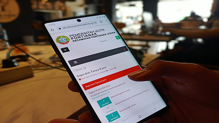 Mudahkan Pelayanan Kepada Masyarakat, Kecamatan Pontianak Utara Luncurkan Pelayanan Berbasis Online