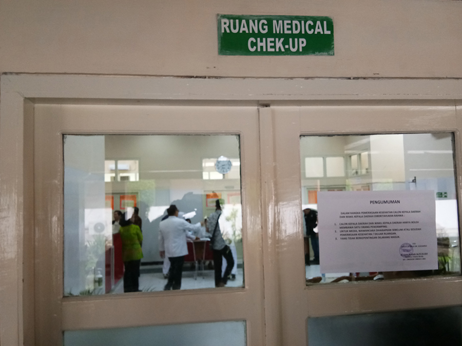 2 Bapaslon di Pilwako Pontianak Akan Jalani Tes Kesehatan Hari Ini