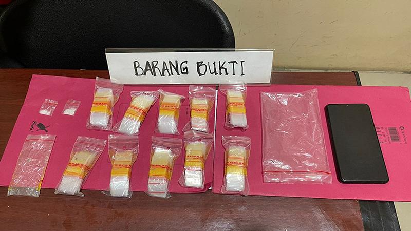 Polres Landak Kembali Tangkap Pengedar Sabu, Terduga Pelaku Merupakan Residivis Kasus Narkoba