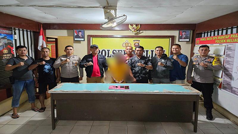 Polsek Meliau Tangkap Pemuda Diduga Pengedar Sabu, Amankan Barang Bukti 4,56 Gram