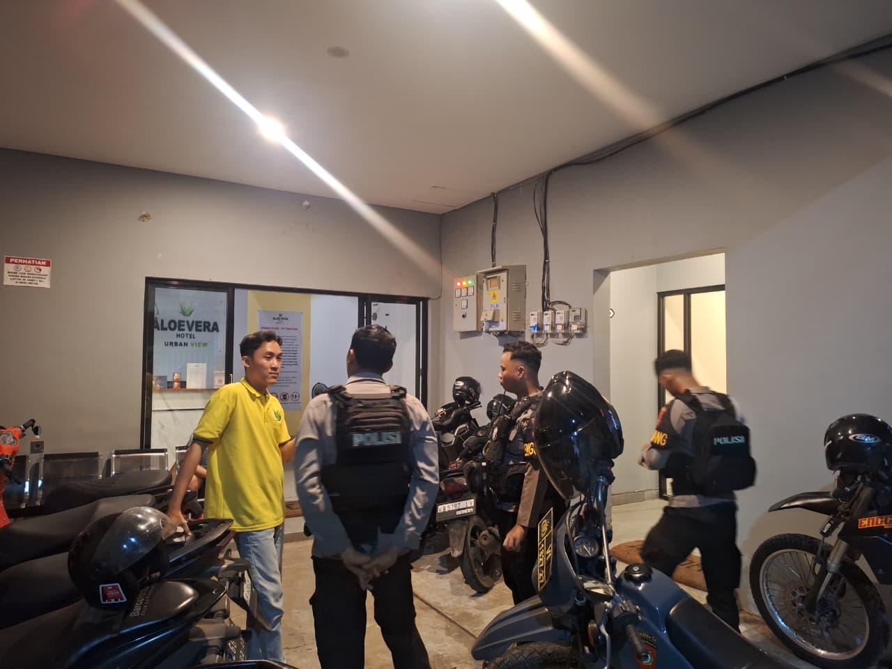 Patroli Enggang Polresta Pontianak Tindaklanjuti Laporan Dugaan Penipuan di Hotel Kota Pontianak