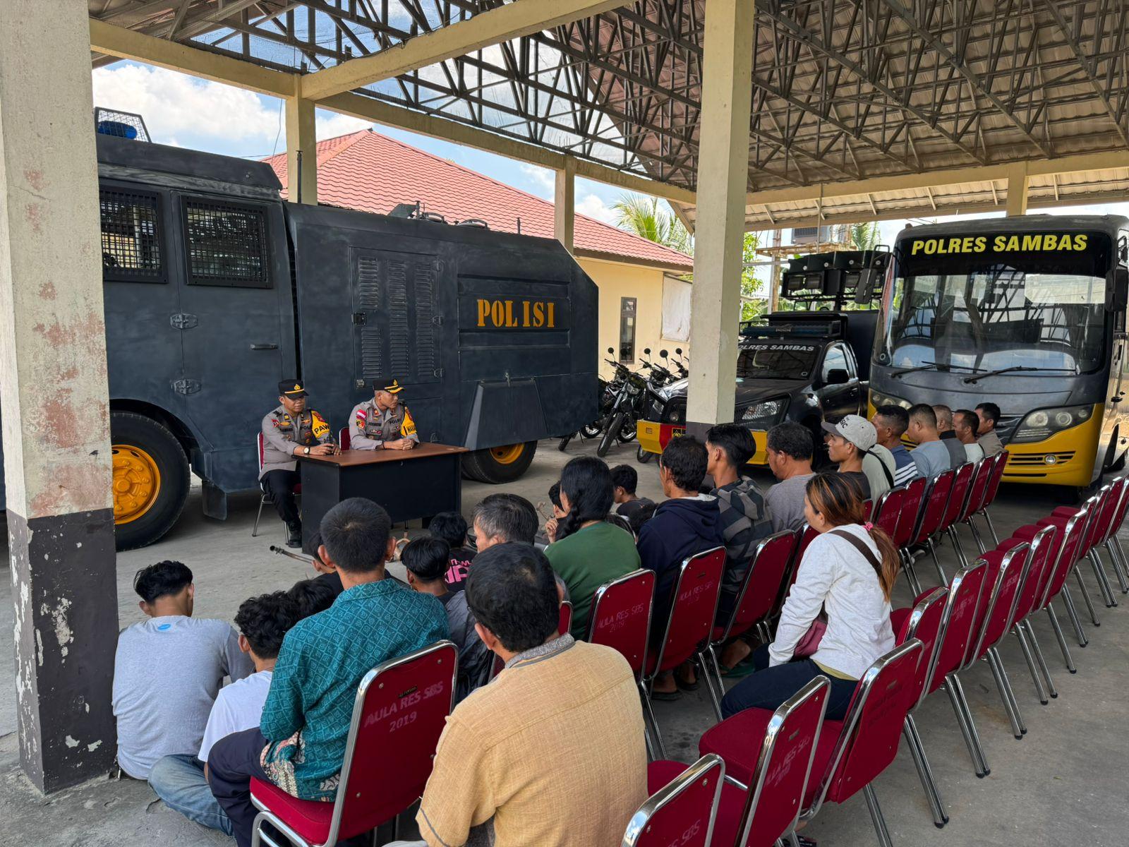 Wakapolres Sambas beri Imbauan Orangtua serta Remaja yang Terlibat Pelanggaran Lalu Lintas