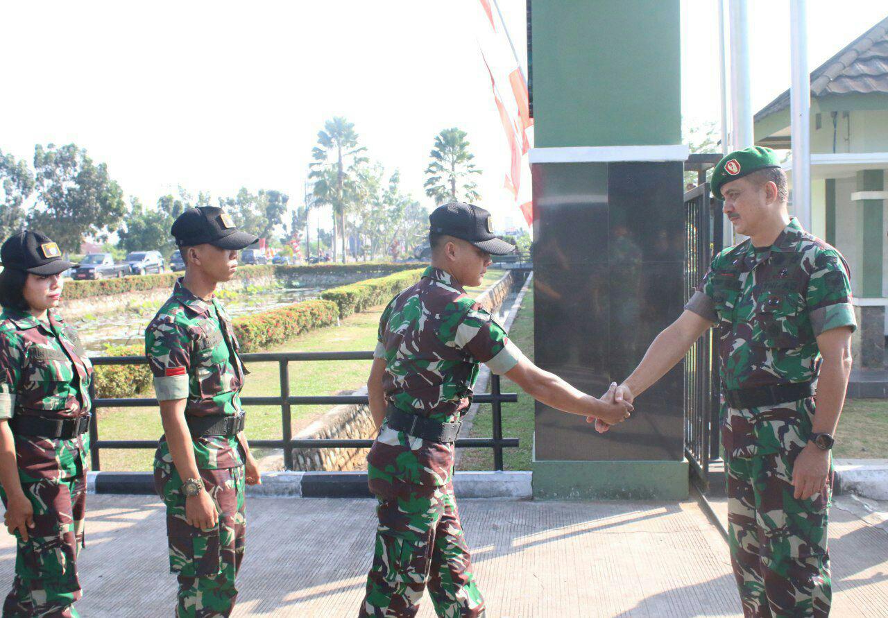 Brigjen Alfret sambut Tim Tembak Kodam XII Tpr