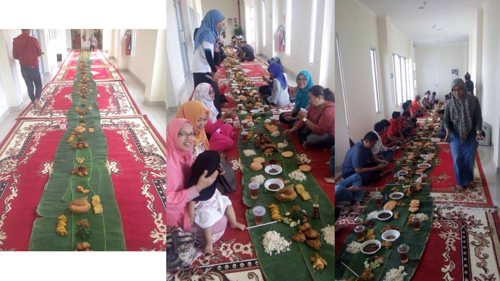 Desember Menarik, Sensasi Sajian Unik Saprahan di Bakul Desa