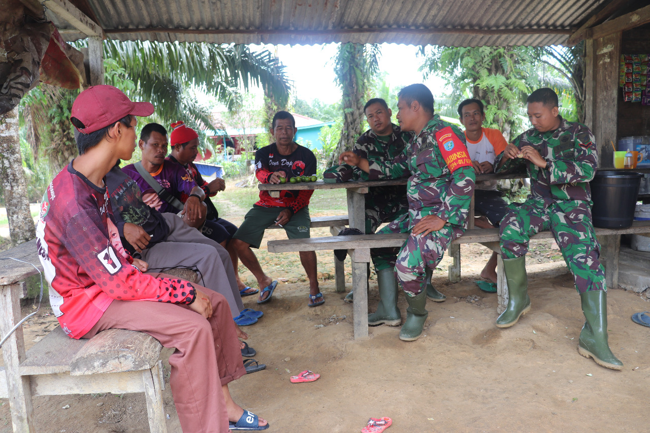 Satgas TMMD Terus Laksanakan Komsos untuk Jalin Keakraban dengan Masyarakat