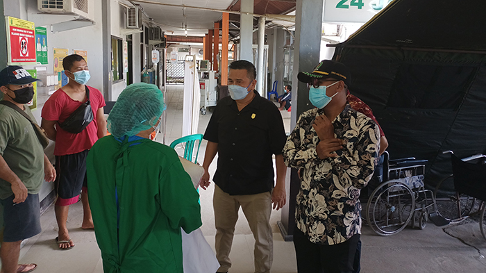 DPRD Sidak Ke RSUD Sambas, Pantau Ketersediaan Oksigen Hingga Bed Occupancy Rate Covid-19