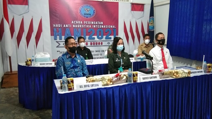 Peringati Hari Anti Narkoba Internasional, Hasnah Nilai Perlu Peran Menyeluruh untuk Perangi Narkoba