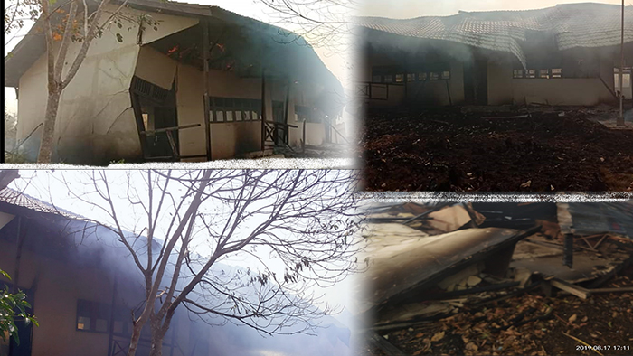 BREAKING NEWS - SDN 19 Telayar Kabupaten Mempawah Dilahap Api Karhutla, Rata dengan Tanah